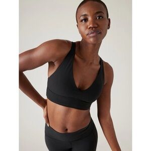 Athleta Transcend Plunge Sports Bra Size 32D
